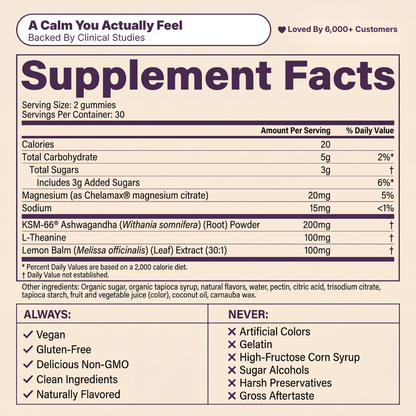 Safe Space Calming Gummies