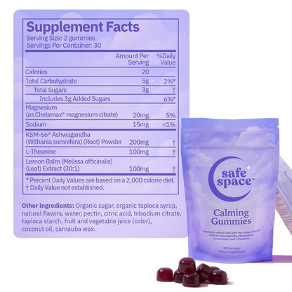 Safe Space Calming Gummies